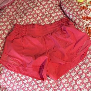 lululemon athletica Vibrant Pink Athletic Shorts